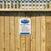 41370 | 12'' x 18'' Our Pool Rules - Lifestyle 3