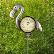 54580LsFlamingoThermometerGardenStake02RGB800px