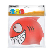 99033 Pkg RedSmilingPiranhaSiliconeSwimCapRGB800px