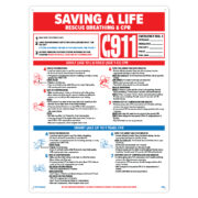 40366 | 18'' x 24'' Saving a Life Sign - Product