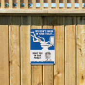 41327 | 12'' x 18'' Don't Pee in Our Pool - Lifestyle 2