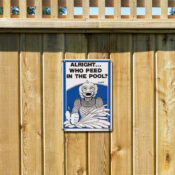 41330 | 12'' x 18'' Alight... Who Peed in the Pool? - Lifestyle 2