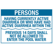 CA Pool Rules Sign