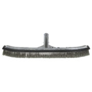 18" Aluminum-Back Algae Brush - Stainless Steel Bristles